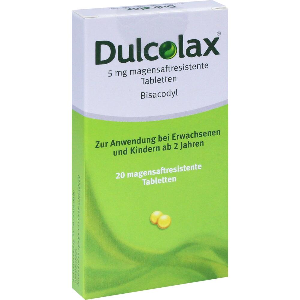 Dulcolax Dragees 5mg 20 St Tabletten magensaftresistent