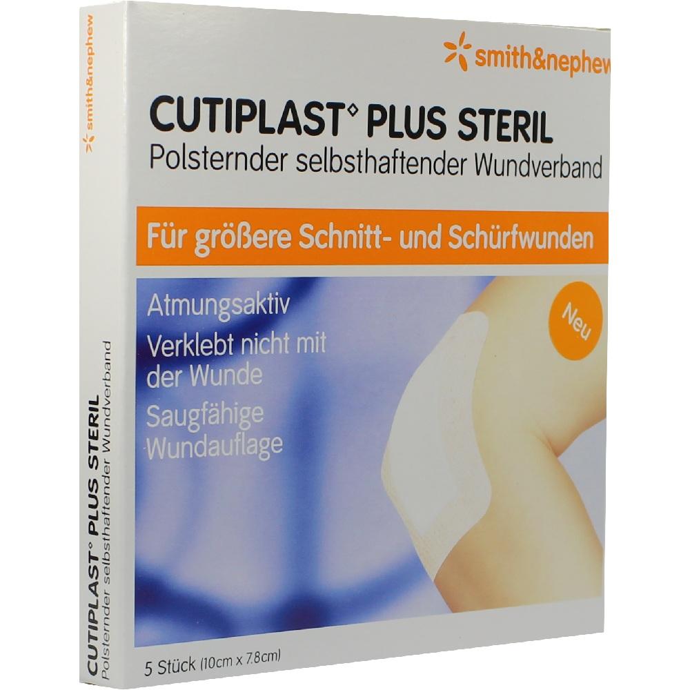 CUTIPLAST Plus steril 7,8x10 cm Verband 5 St Verband