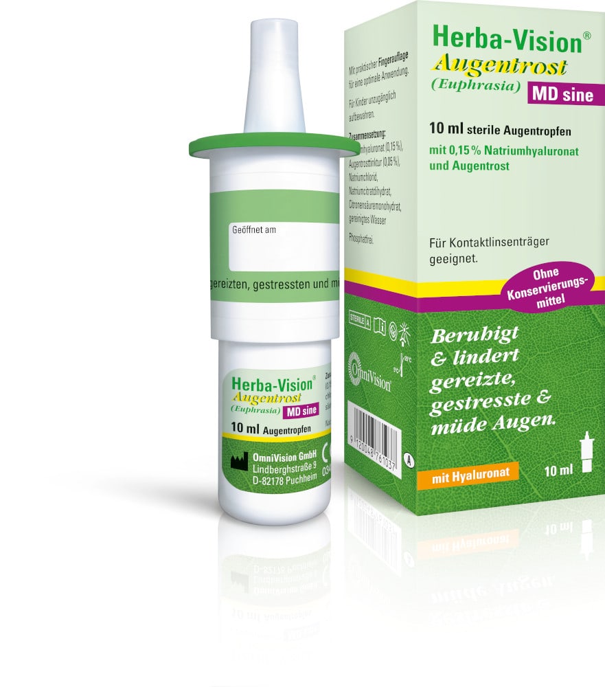Herba-Vision Augentrost MD sine 10 ml Augentropfen