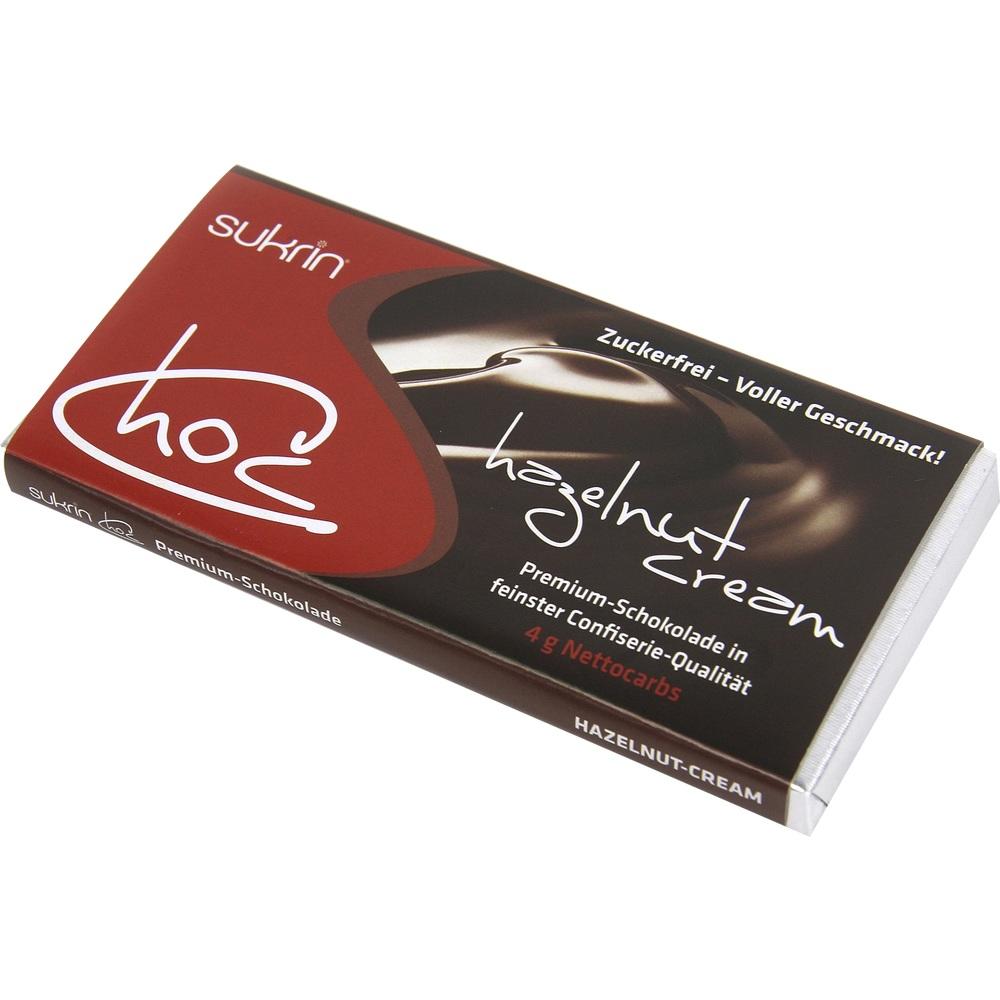 SUKRIN Choc Hazelnut Cream zuckerfrei laktosefrei 60 g Täfelchen