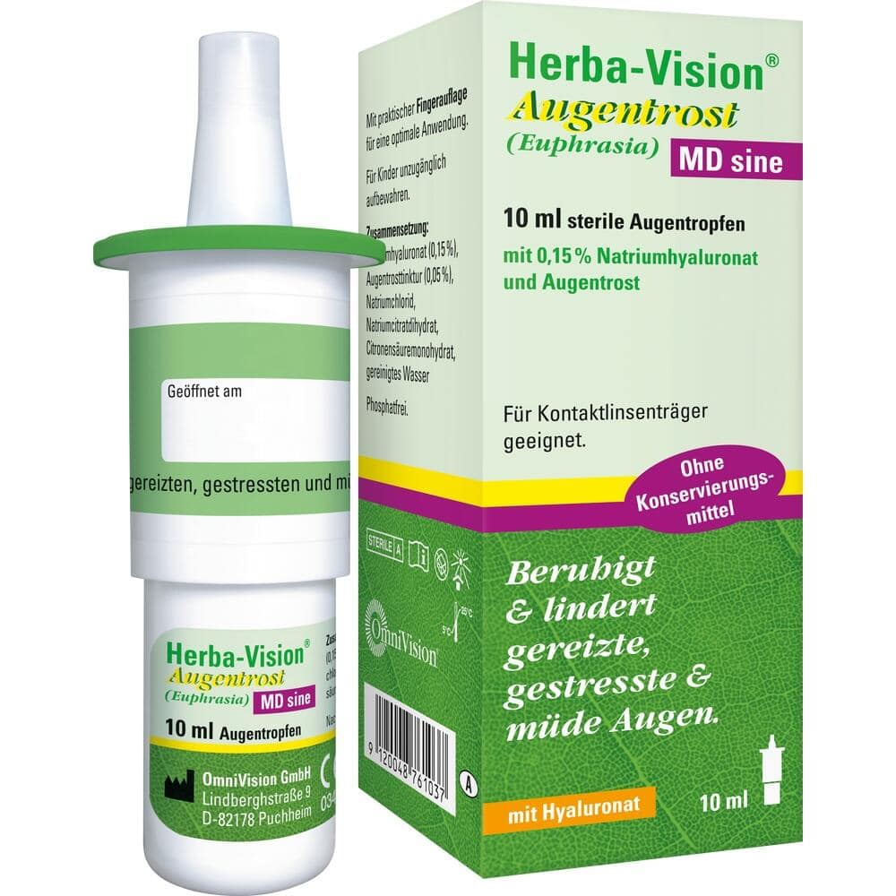 Herba-Vision Augentrost MD sine 10 ml Augentropfen