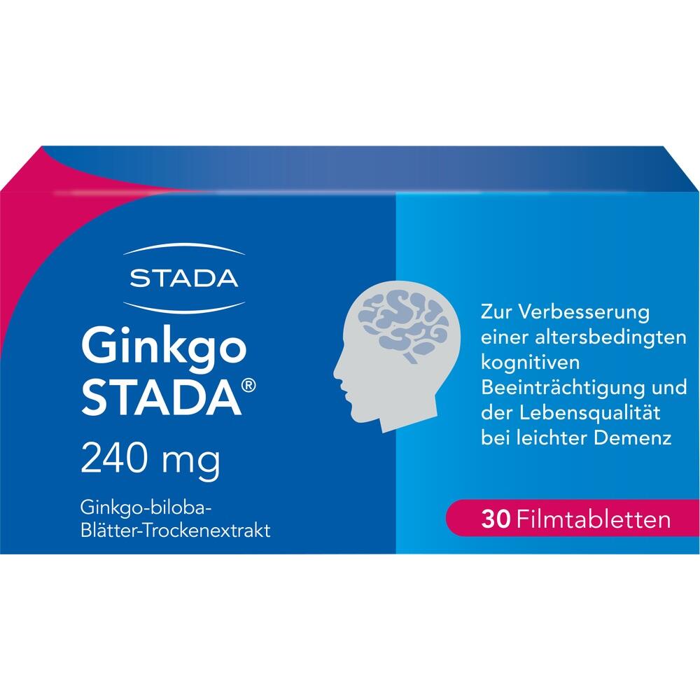 Ginkgo STADA 240mg - 2x 15 €-Aktion*  30 St Filmtabletten