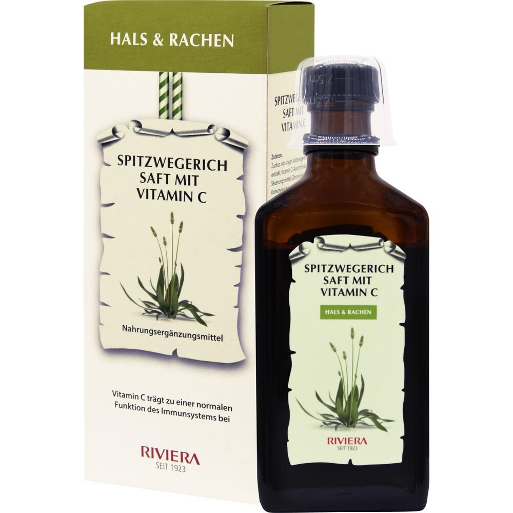 Riviera Spitzwegerich Saft mit Vitamin C 250 ml Saft