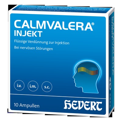 CALMVALERA INJEKT HEVERT  - Bei nervöser Unruhe und Schlafstörungen 10 St Ampullen