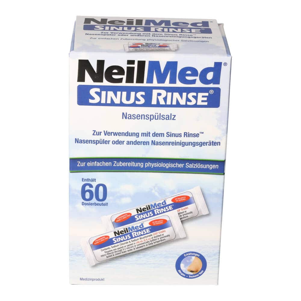 NeilMed Sinus Rinse Nachfüllpack mit 60 Salzbeuteln 60X2.4 g Salz