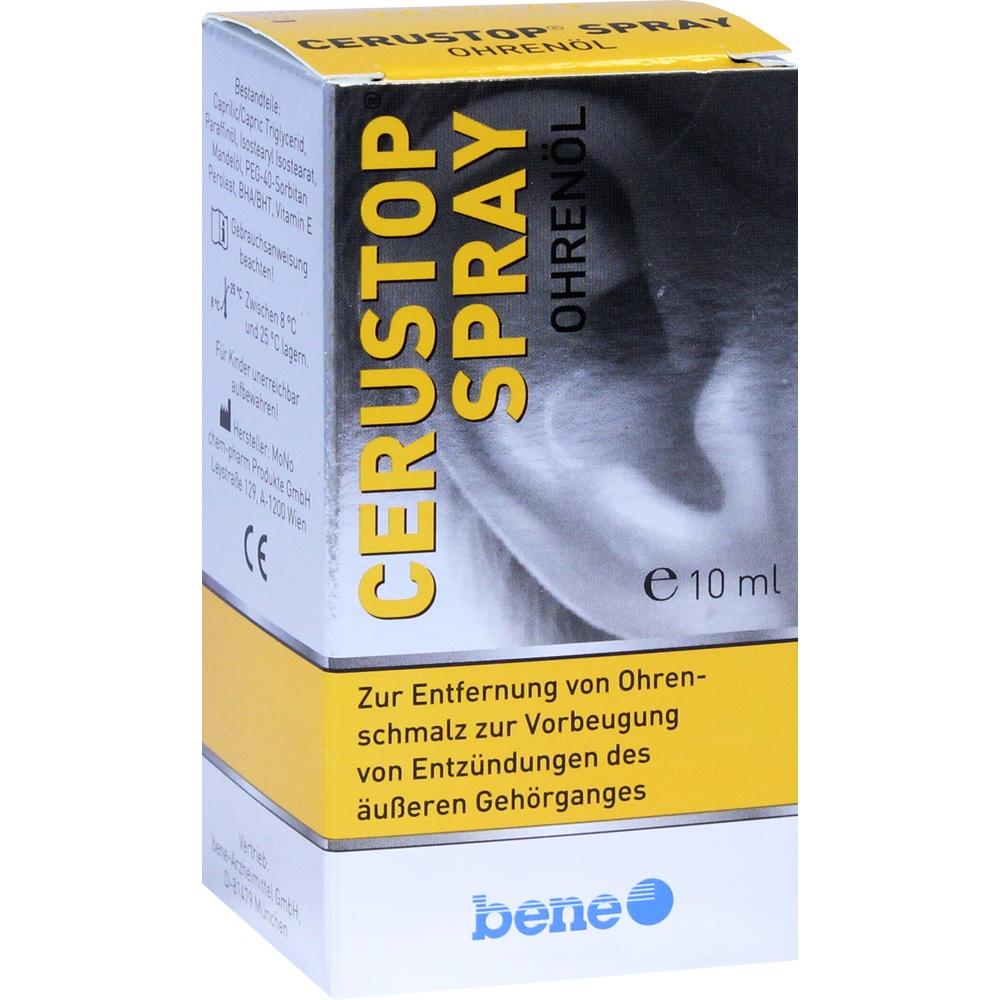 CERUSTOP Ohrenöl-Spray 10 ml Spray
