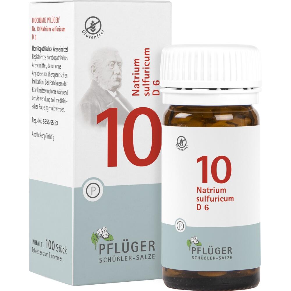 Schüßler-Salz Nr. 10 Natrium sulfuricum D6 100 St Tabletten