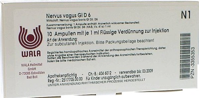 Nervus vagus Gl D6 Ampullen 10X1 ml Ampullen
