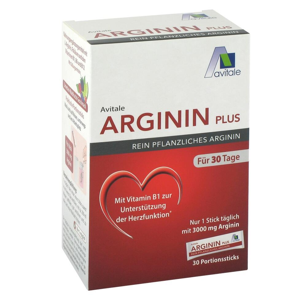 Avitale ARGININ Plus mit Vitamin B1 30X5.9 g Pulver