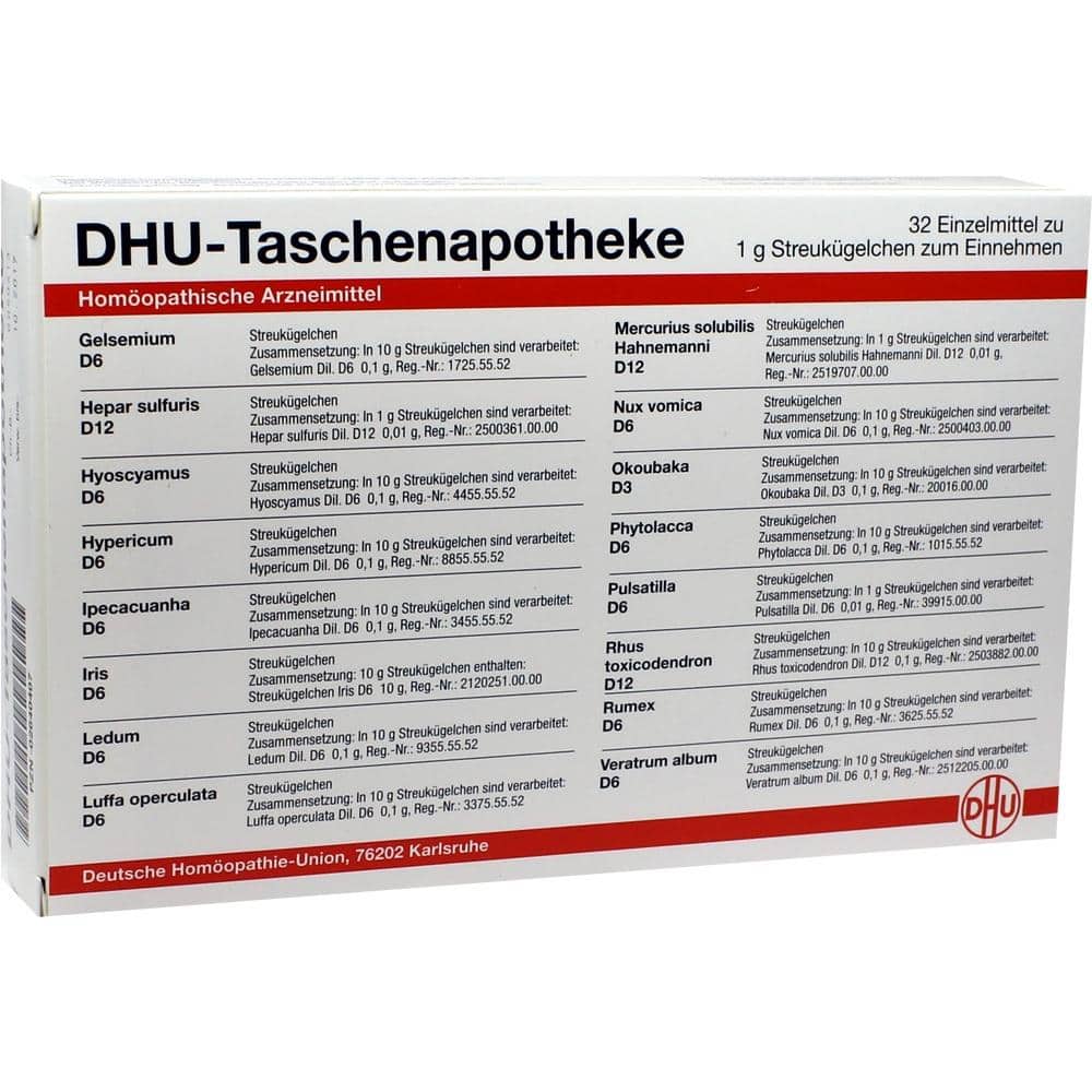 DHU Taschenapotheke Globuli 32X1 g Kombipackung