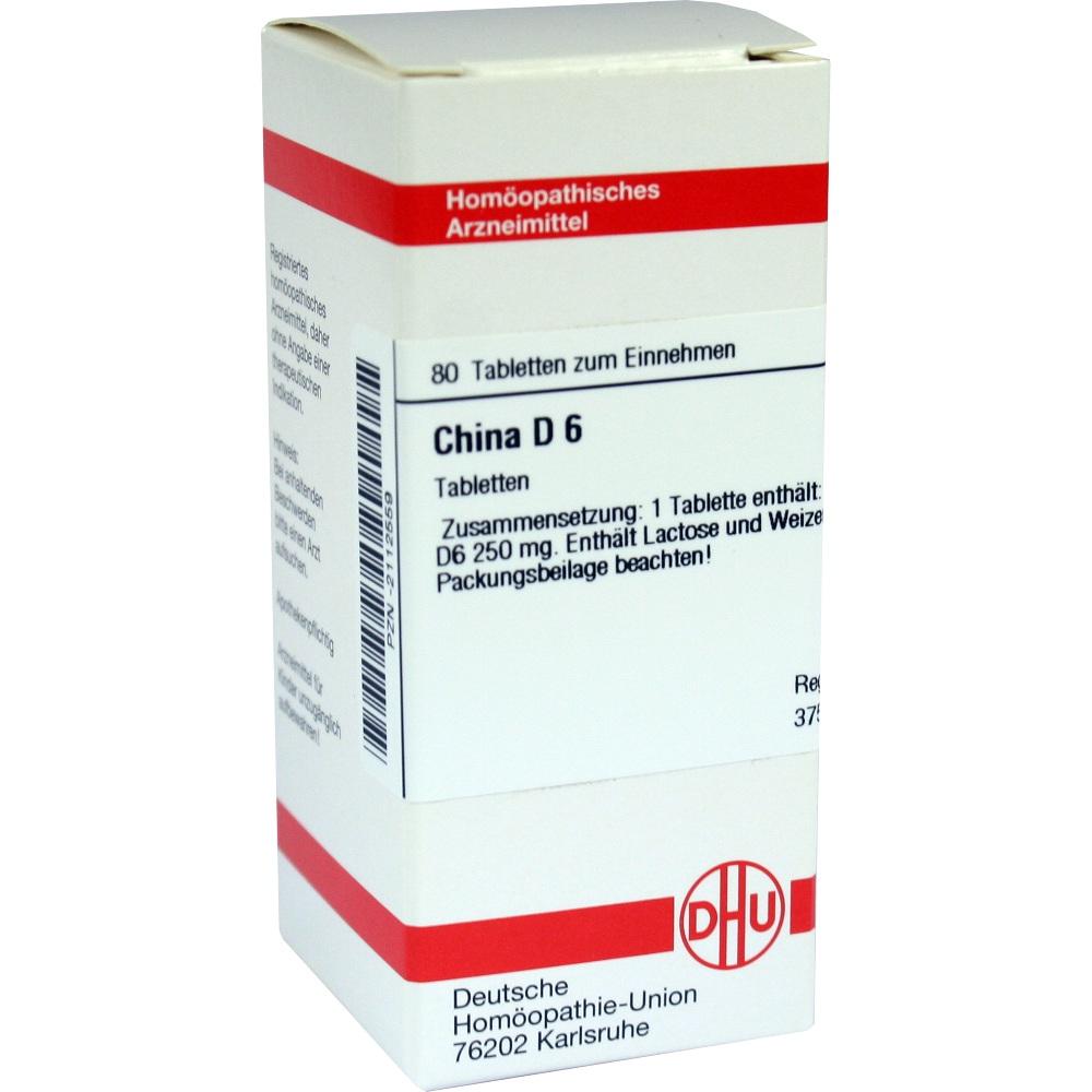 CHINA D 6 Tabletten 80 St Tabletten