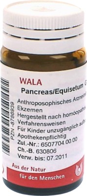 WALA Pancreas/Equisetum 20 g Globuli
