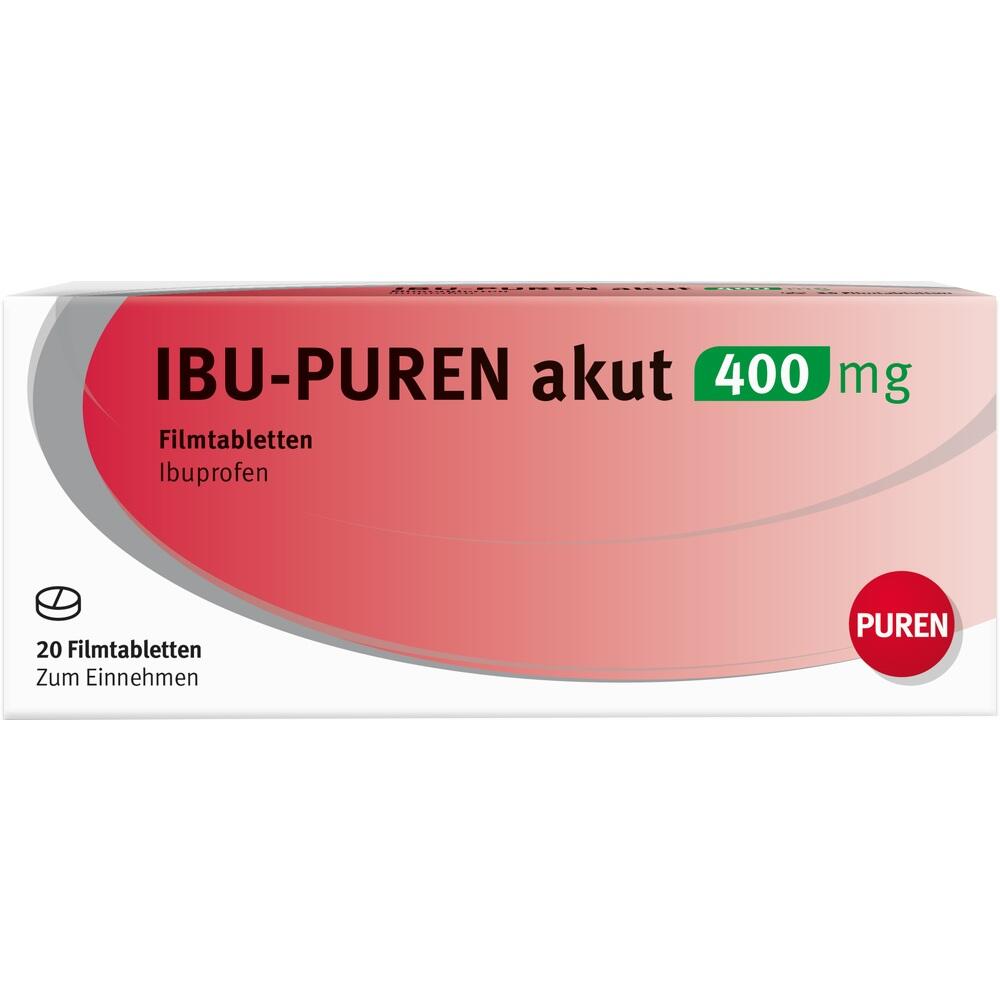 IBU-PUREN akut 400mg  20 St Filmtabletten