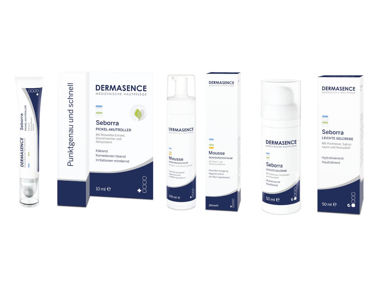DERMASENCE Hautpflege Set gegen Pickel &amp; Mitesser 1 Sparset