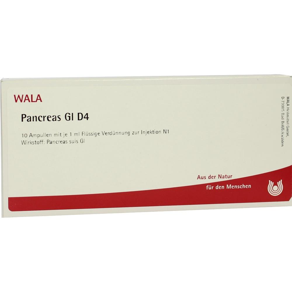 Pancreas G D4 Ampullen 10X1 ml Ampullen