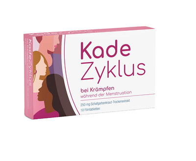 Kade Zyklus bei Krämpfen während der Menstruation 10 St Filmtabletten