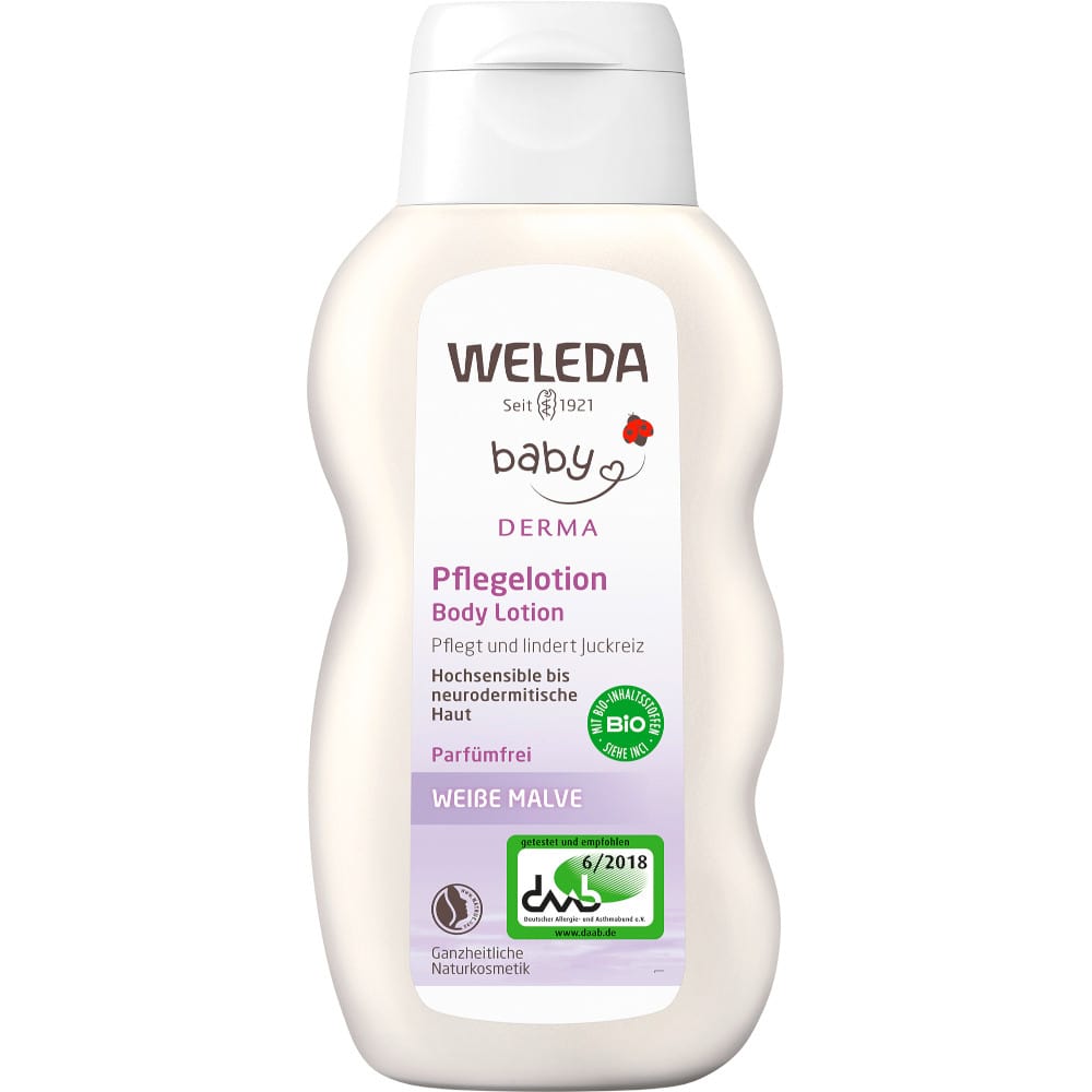 Weleda Baby Pflegelotion Weiße Malve 200 ml Lotion
