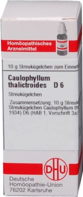 CAULOPHYLLUM THALICTROIDES D 6 Globuli 10 g Globuli