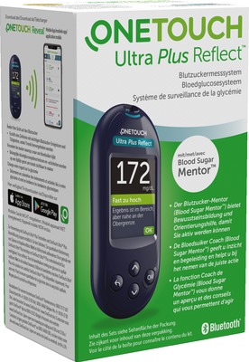 ONETOUCH Ultra Plus Reflect Blutzuckermessgerät mg/dL 1 St