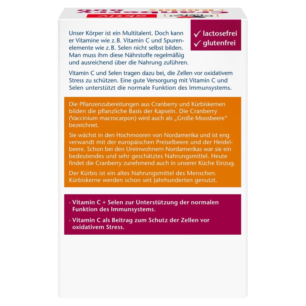 Doppelherz aktiv Cranberry 800 + Kürbis  60 St Kapseln