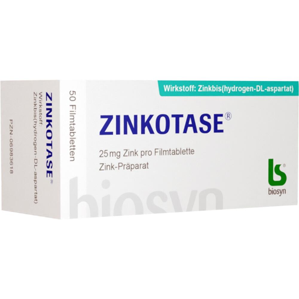 ZINKOTASE biosyn 50 St Filmtabletten