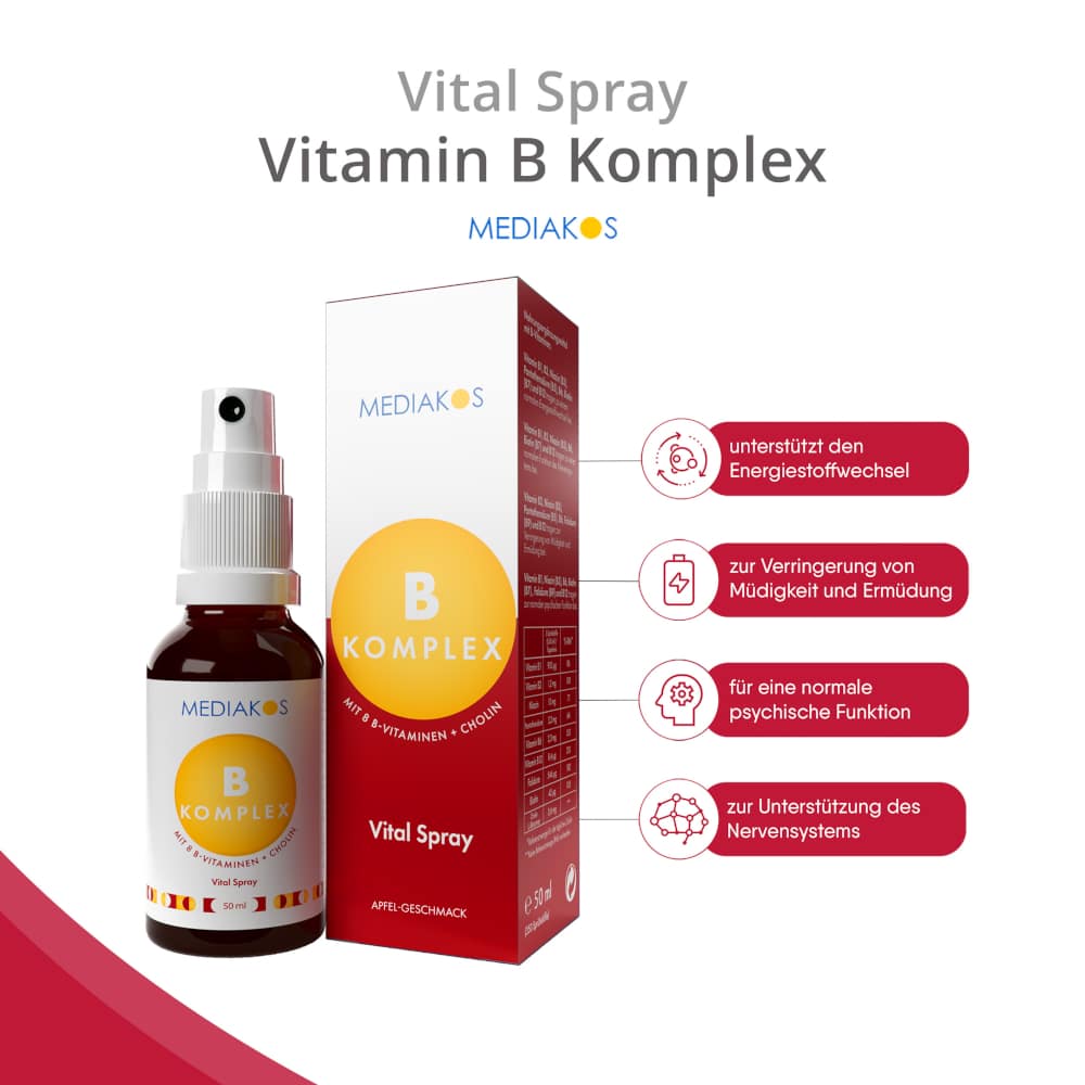 MEDIAKOS B KOMPLEX Vital Spray 50 ml Spray