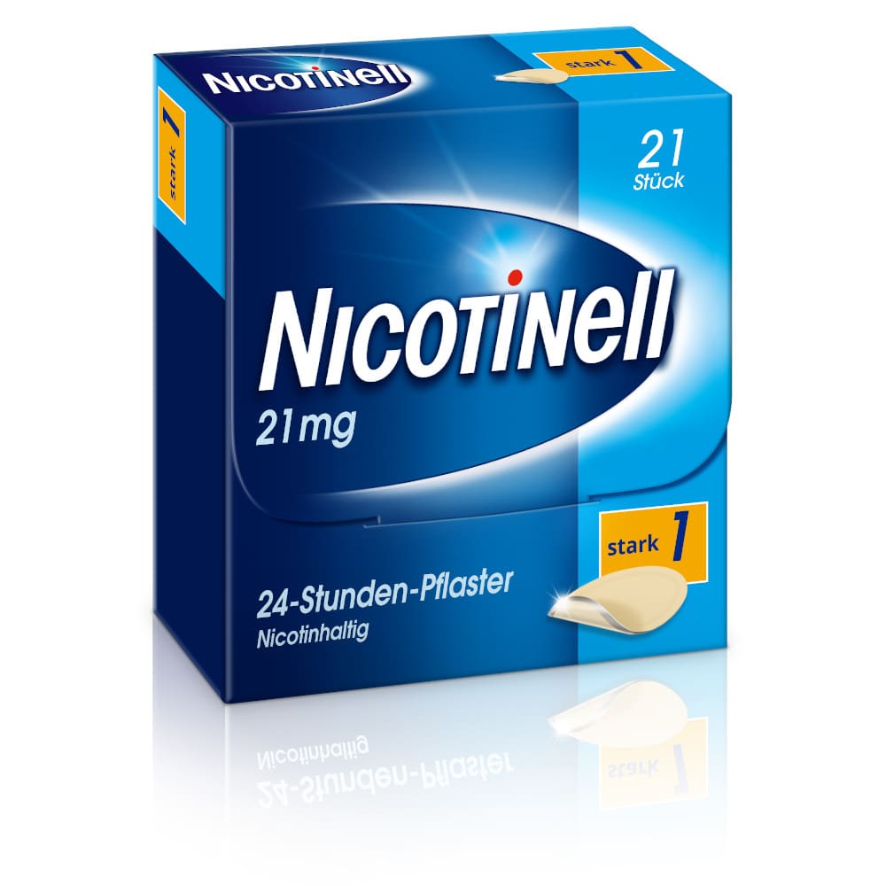 NICOTINELL 21mg/24 Stunden 21 St Pflaster transdermal