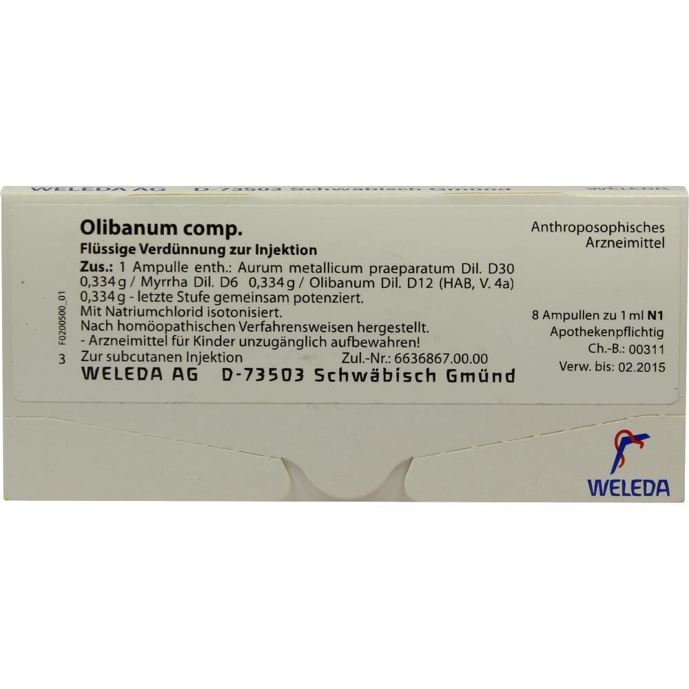 WELEDA OLIBANUM COMP.Ampullen 8X1 ml Ampullen