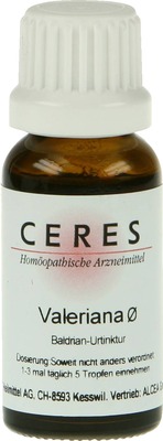 CERES Valeriana Urtinktur 20 ml Tropfen