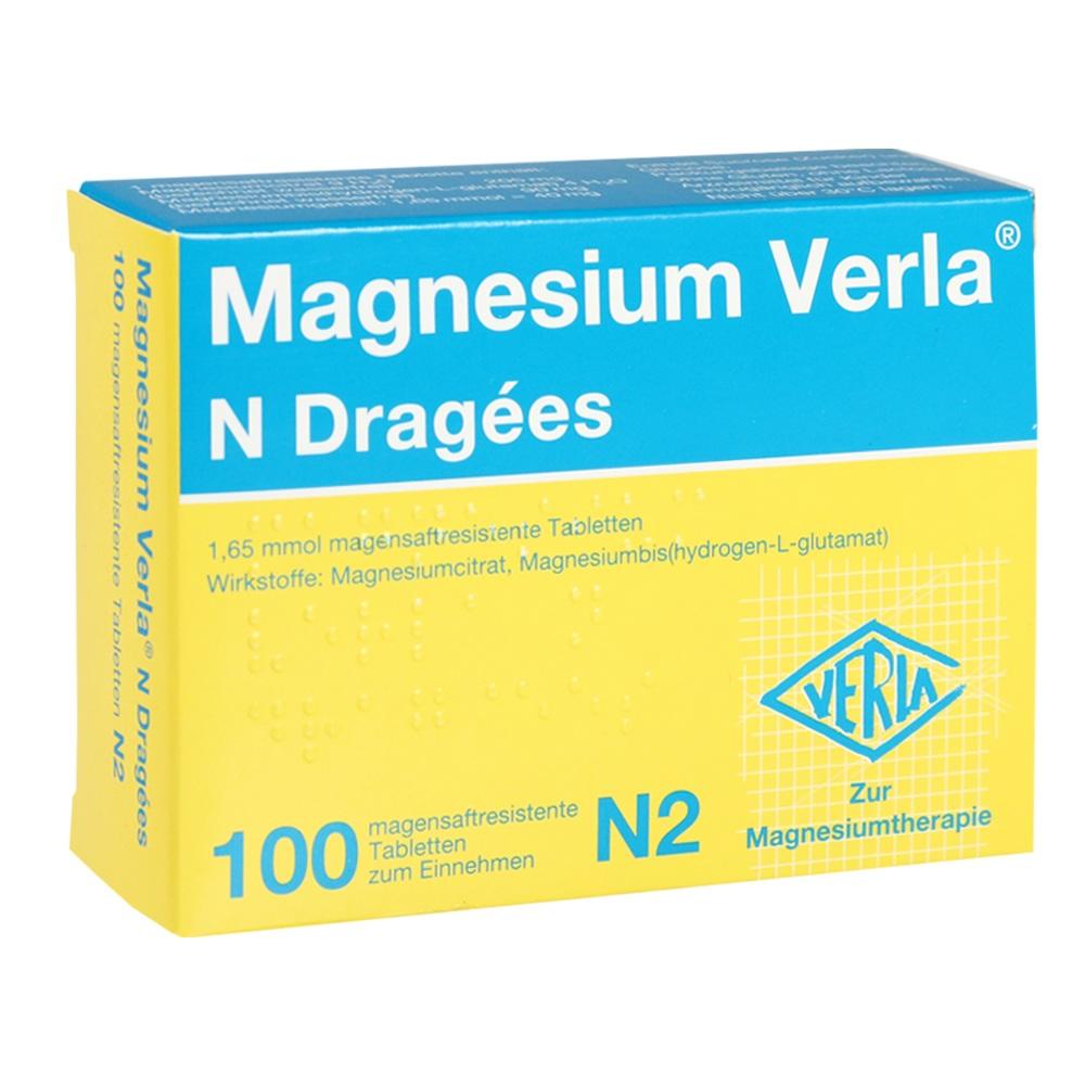 Magnesium Verla N Dragées 100 St Tabletten magensaftresistent