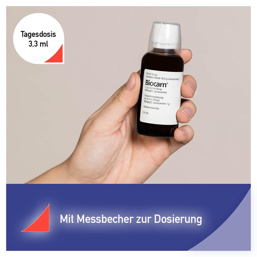 Biocarn Sirup bei Carnitinmangel  50 ml Sirup