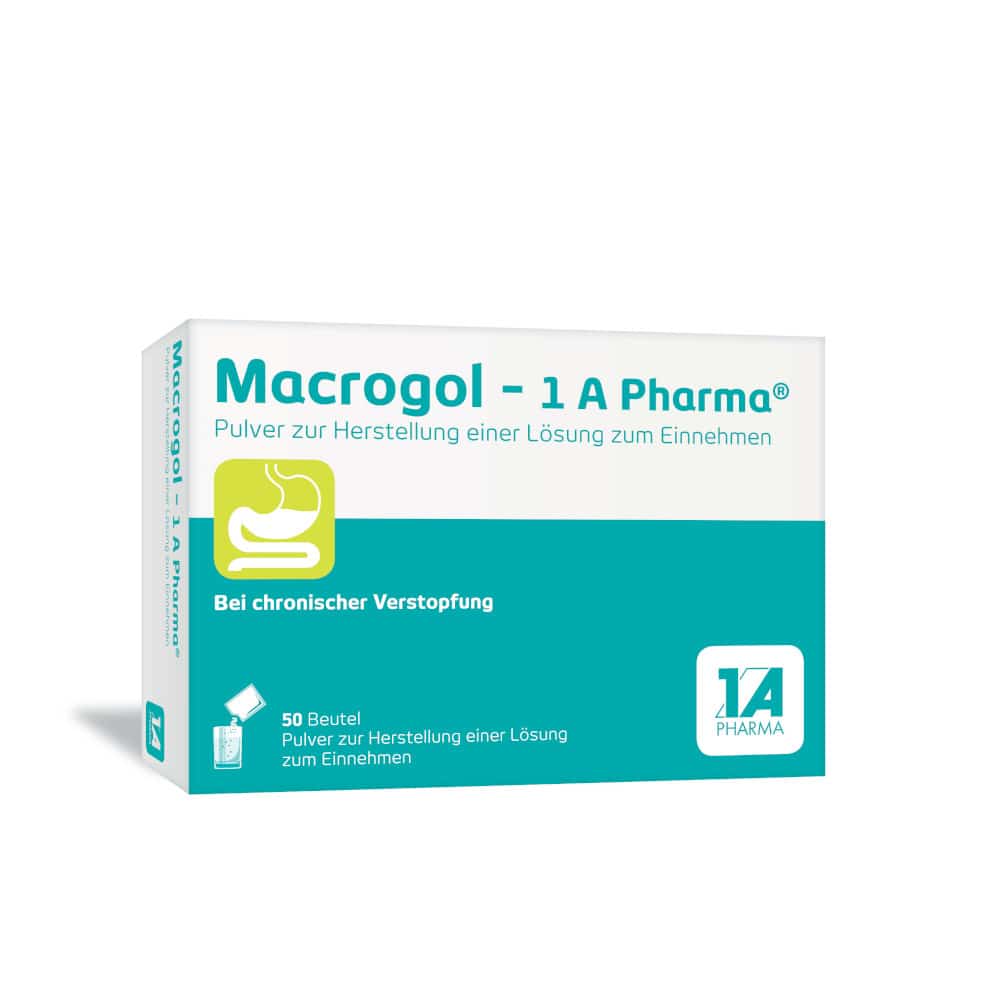 Macrogol - 1A Pharma  100 St Pulver zur Herstellung einer Lösung zum Einnehmen