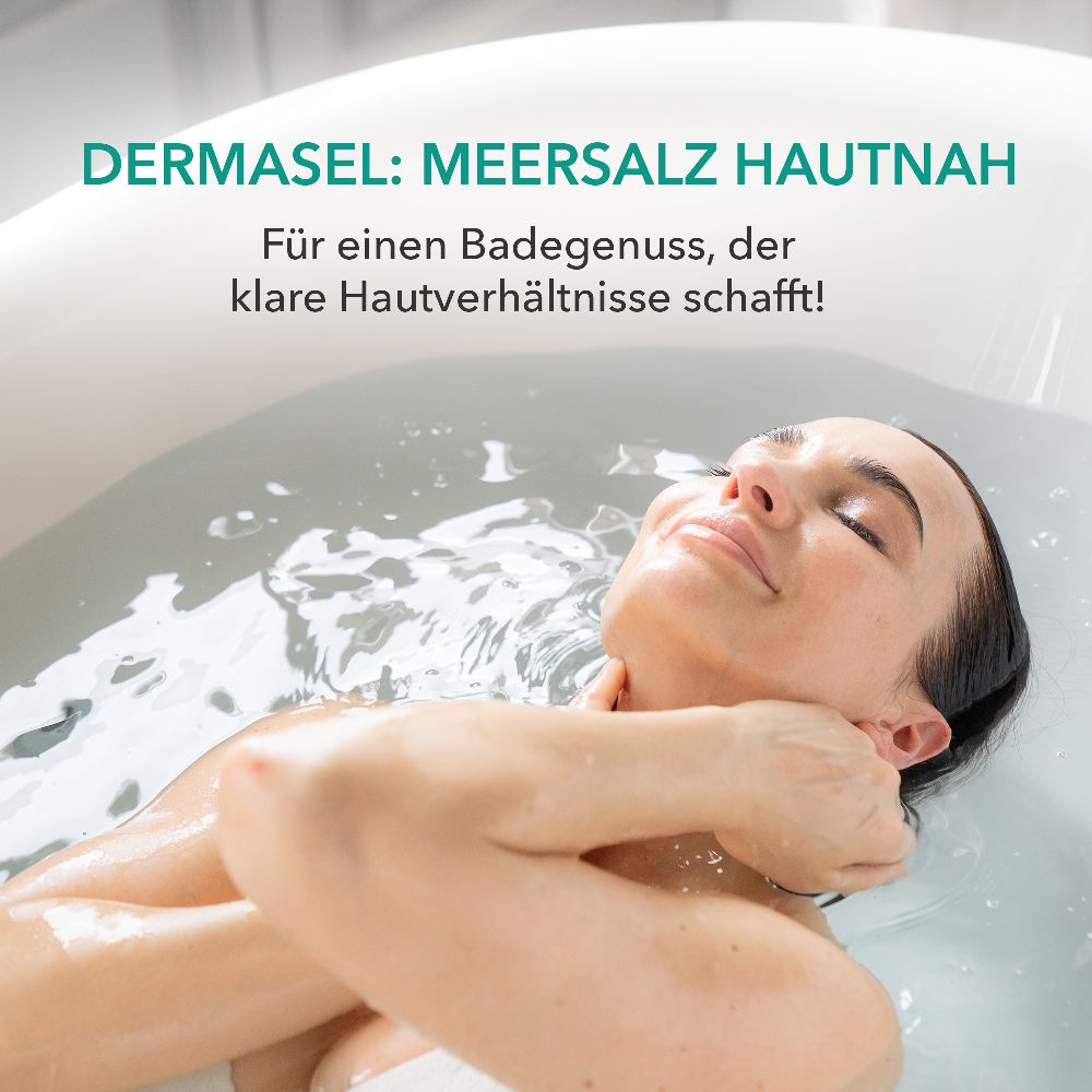DERMASEL Totes Meer Badesalz Pur 1.5 kg Salz