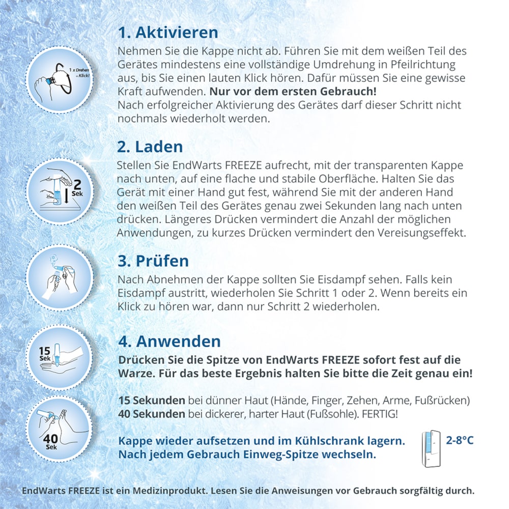 EndWarts FREEZE 7.5 g Spray