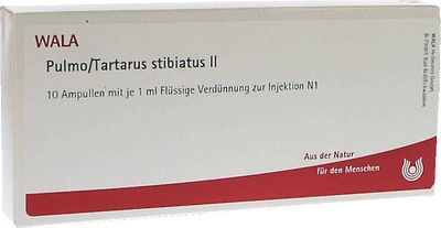 Pulmo/Tartarus stibiatus II 10X1 ml Ampullen