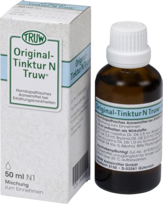 ORIGINAL TINKTUR N Truw Tropfen 50 ml Mischung