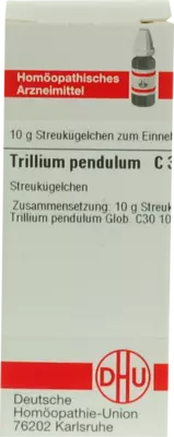 TRILLIUM PENDULUM C 30 Globuli 10 g Globuli