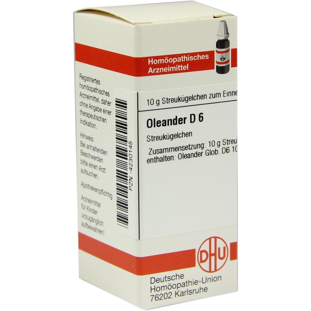 OLEANDER D 6 Globuli 10 g Globuli