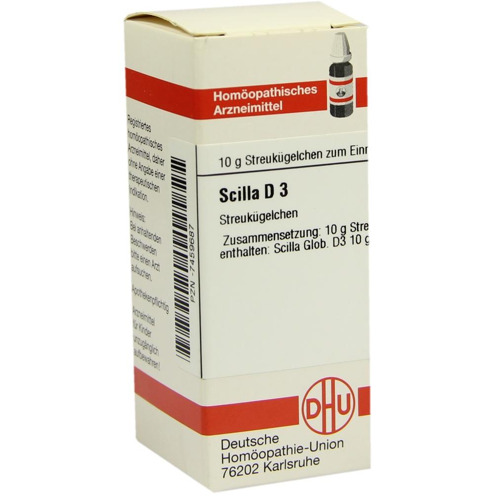 SCILLA D 3 Globuli 10 g Globuli