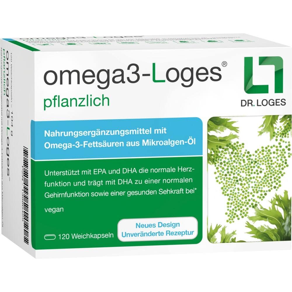 omega3-Loges pflanzlich 120 St Kapseln