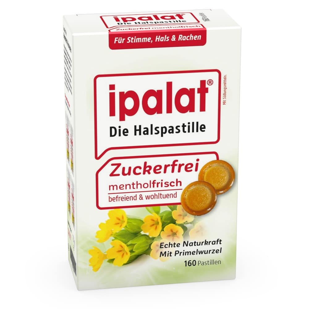 IPALAT Halspastillen zuckerfrei 160 St Pastillen