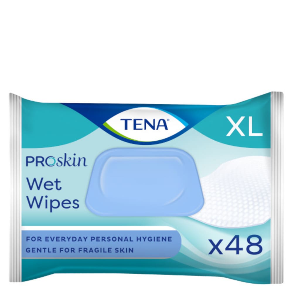 TENA PROskin Wet Wipes 3in1 48 St Tücher
