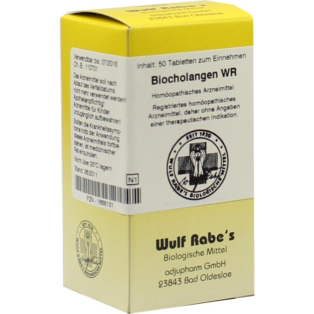 BIOCHOLANGEN WR Tabletten 50 St Tabletten