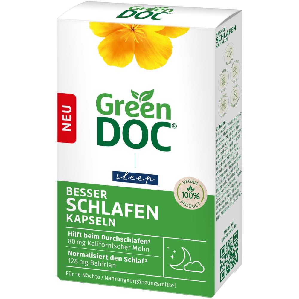 GreenDOC BESSER SCHLAFEN  32 St Hartkapseln
