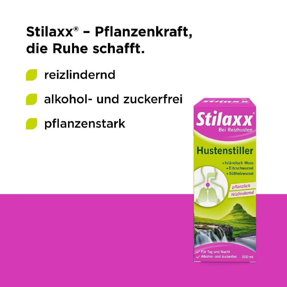 Stilaxx Hustenstiller 200 ml bei Reizhusten 200 ml Sirup