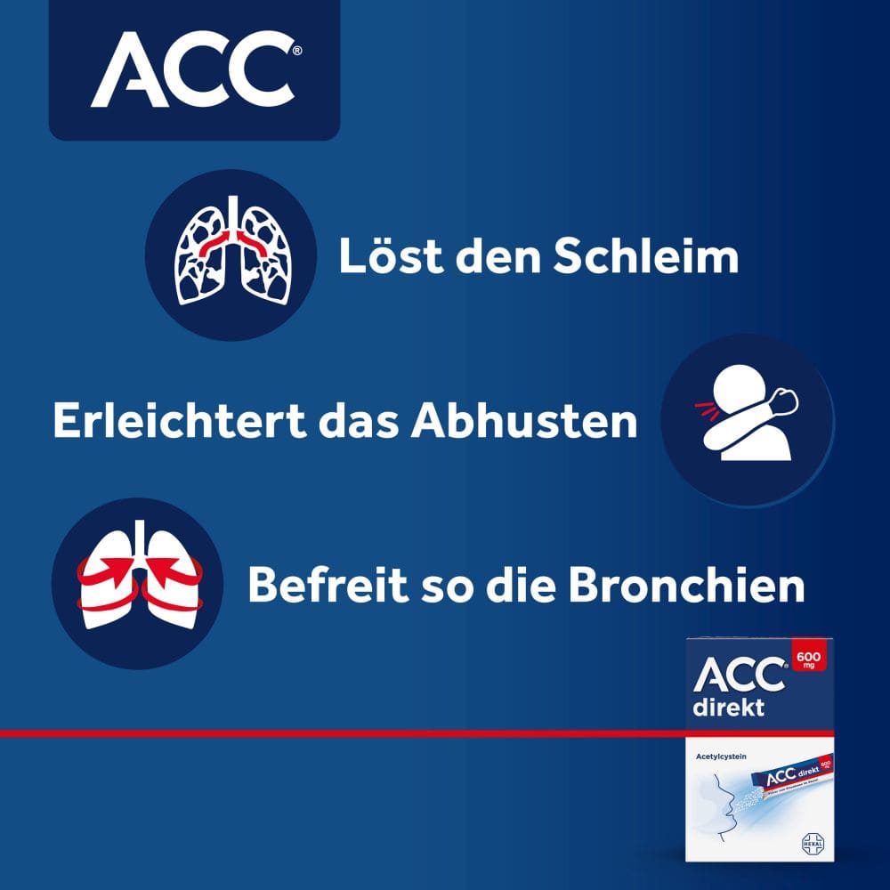 ACC direkt 600 mg  10 St Pulver zum Einnehmen