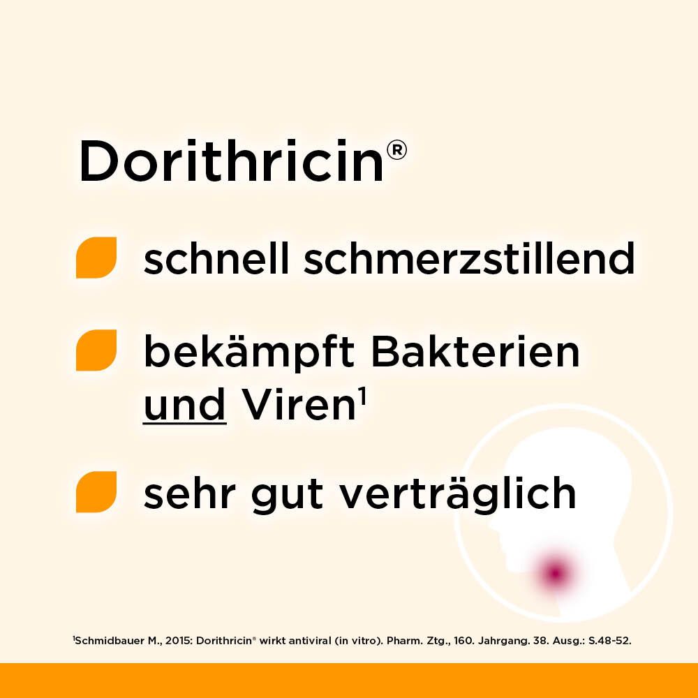 Dorithricin Waldbeere Lutschtabletten bei Halsschmerzen  40 St Lutschtabletten