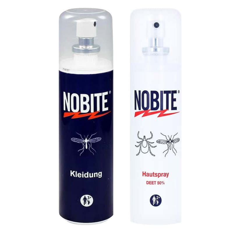 NOBITE Kleidung und Hautspray Insektenschutz Set 1 St Sparset