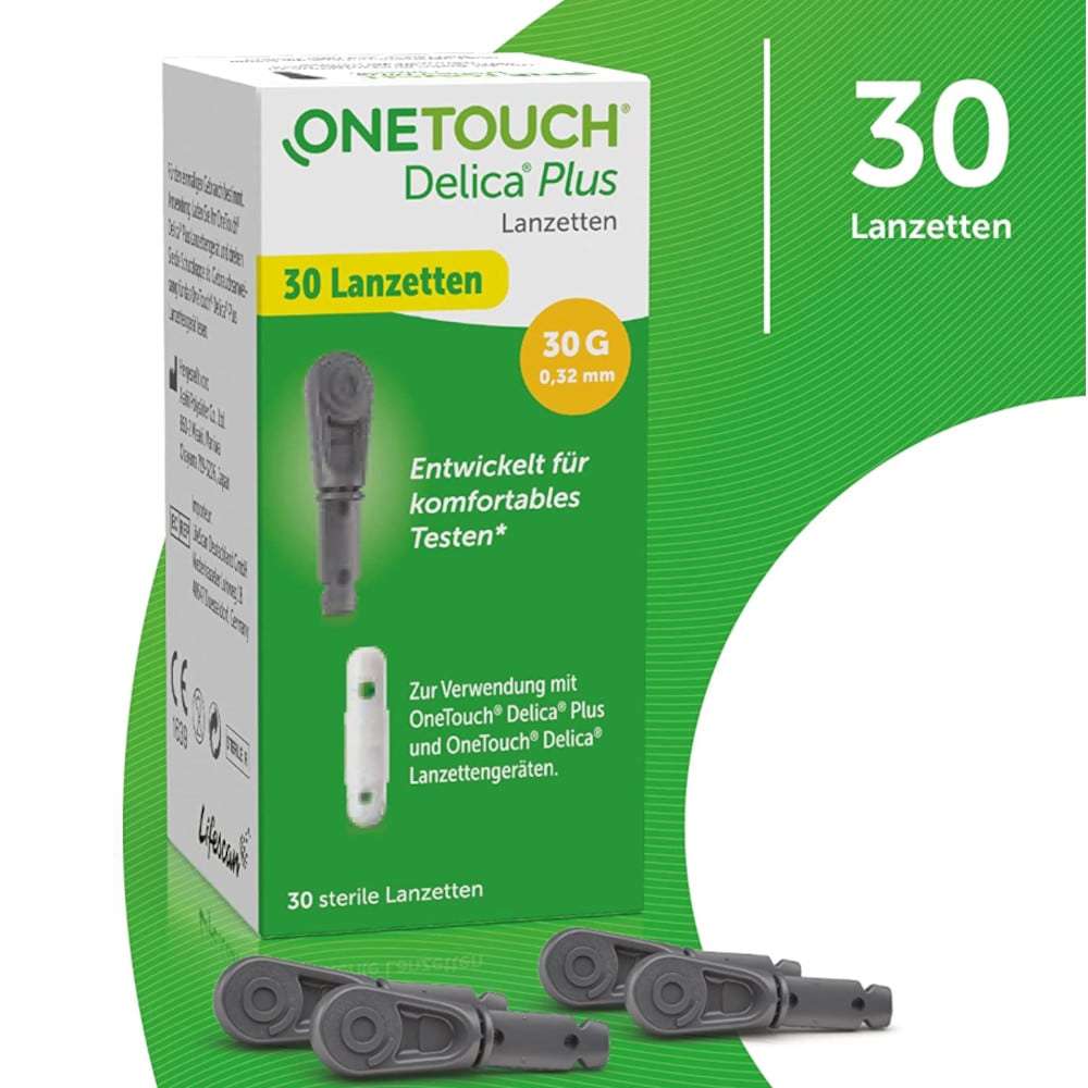 OneTouch Delica Plus 1x30 Nadellanzetten 30 St