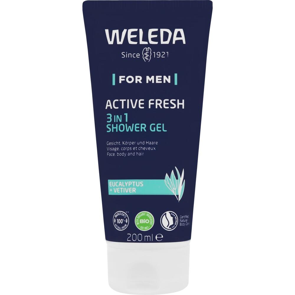 Weleda For Men Active Fresh 3in1 Shower Gel 200 ml Duschgel